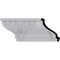 Ekena Millwork 8 3/4"H x 7"P x 11 1/4"F x 94 1/2"L Alexandria Crown Moulding MLD09X07X11AL - alternate 1